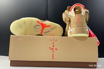 Jordan Popular Travis 9018 Scott 6 Retro 628 Khaki British DH0690- 0724